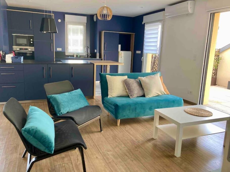 شقة Quai Sud - Gare, 100 M2, Parking, Wifi, Superette, Lave Linge أنجير المظهر الخارجي الصورة