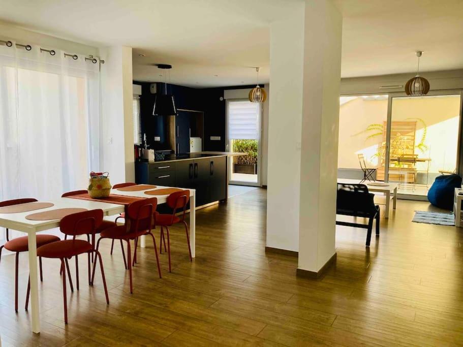 شقة Quai Sud - Gare, 100 M2, Parking, Wifi, Superette, Lave Linge أنجير المظهر الخارجي الصورة