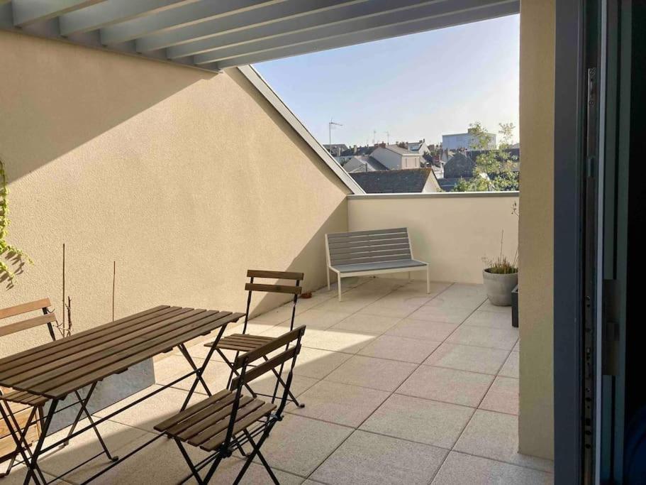 شقة Quai Sud - Gare, 100 M2, Parking, Wifi, Superette, Lave Linge أنجير المظهر الخارجي الصورة